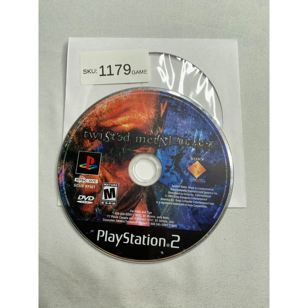 Sony PlayStation 2 Twisted Metal Black PS2
